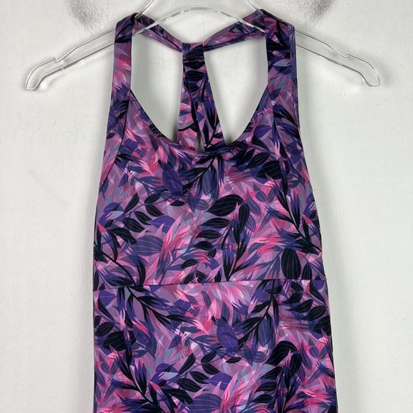 NWT Kyodan Outdoor Racerback Athletic Dress Leaves Mini Purple Size Small S NEW - Picture 2 of 11